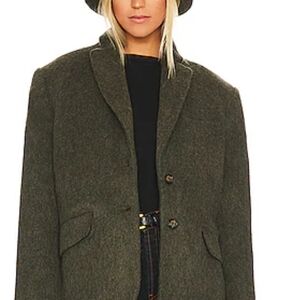 Anine Bing Olive Blazer XXS